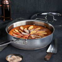 All-Clad - 4 QT Copper Core Essential Pan with Lid - 61211SS