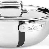 All-Clad - 4 QT D5 Polished 5-ply Bonded Essential Pan with Lid - SD551211