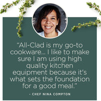 All-Clad - 4 QT D5 Stainless Brushed Weeknight Pan with Lid - BD5540465