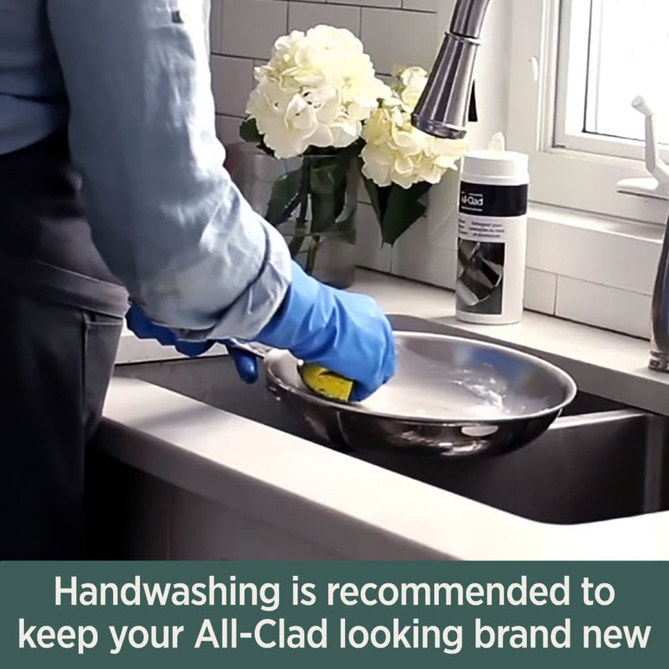 All-Clad - 4 QT D5 Stainless Brushed Weeknight Pan with Lid - BD5540465