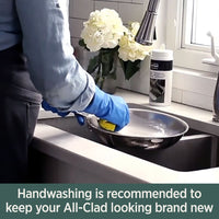 All-Clad - 4 QT D5 Stainless Brushed Weeknight Pan with Lid - BD5540465