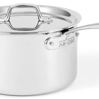 All-Clad - 4 QT G5 Graphite Core 5-Ply Sauce Pan with Lid - GR204 - DISCONTINUED