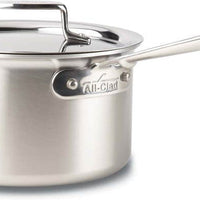 All-Clad - 4 QT G5 Graphite Core 5-Ply Sauce Pan with Lid - GR204