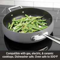 All-Clad - 4 QT HA1 Non-Stick Sauteuse With Lid, Trivet and Serving Spoon - E114S364
