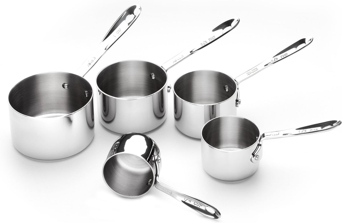 All-Clad - 5 PC Stainless Steel Measuring Cup Set - K162S564 - DISCONTINUED