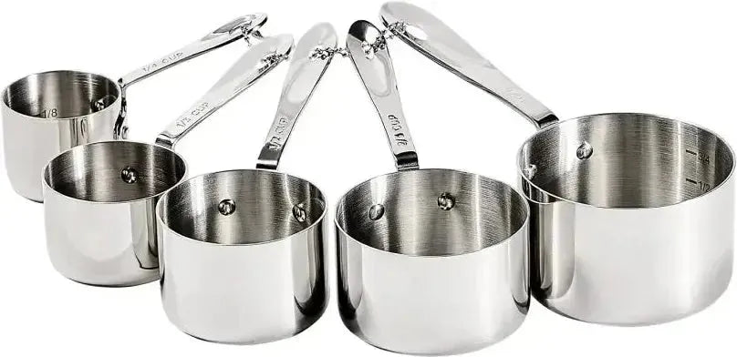 All-Clad - 5 PC Stainless Steel Measuring Cup Set - K429S564