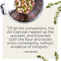 All-Clad - 5 QT Copper Core Saute pan - 6405SS