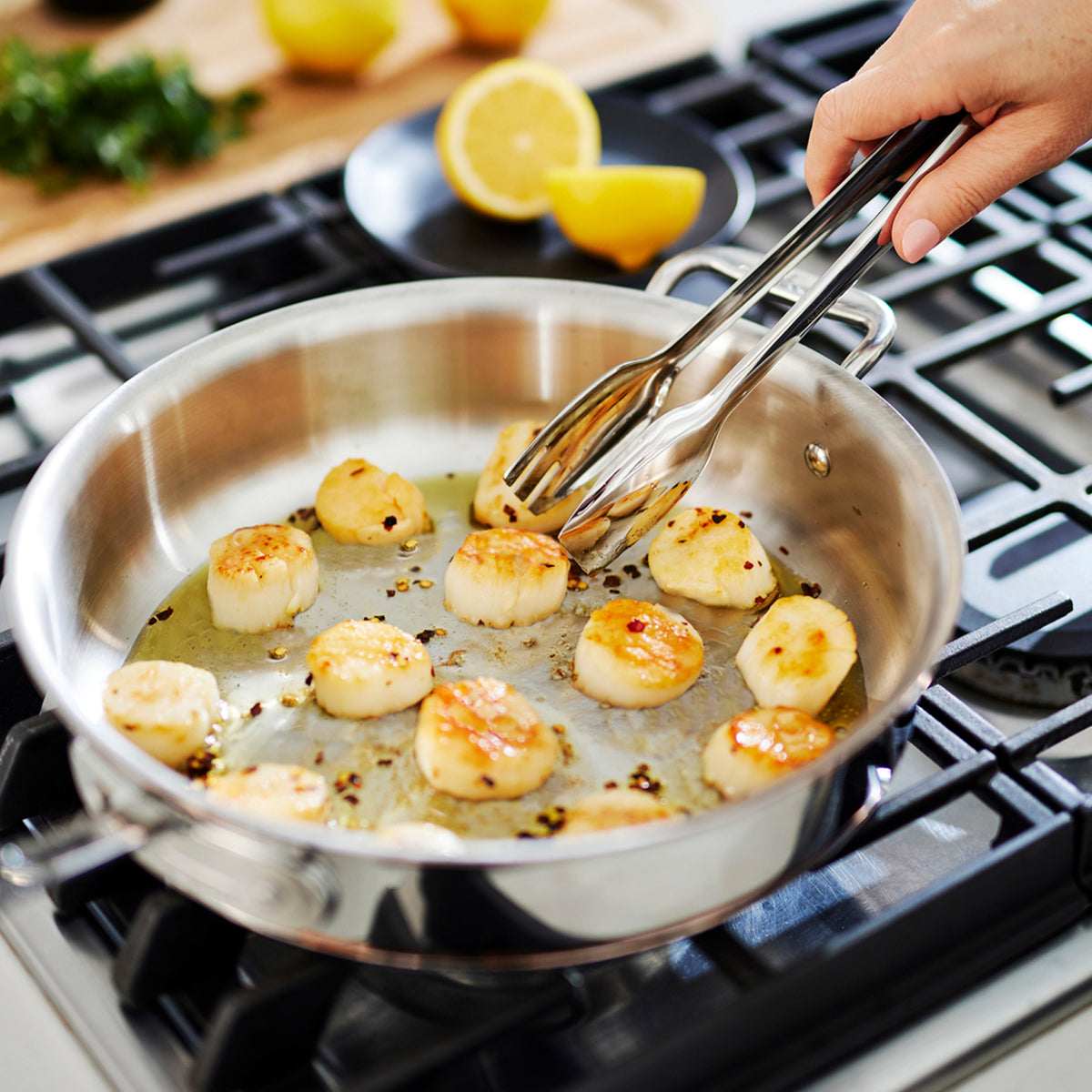 All-Clad - 5 QT Copper Core Saute pan - 6405SS