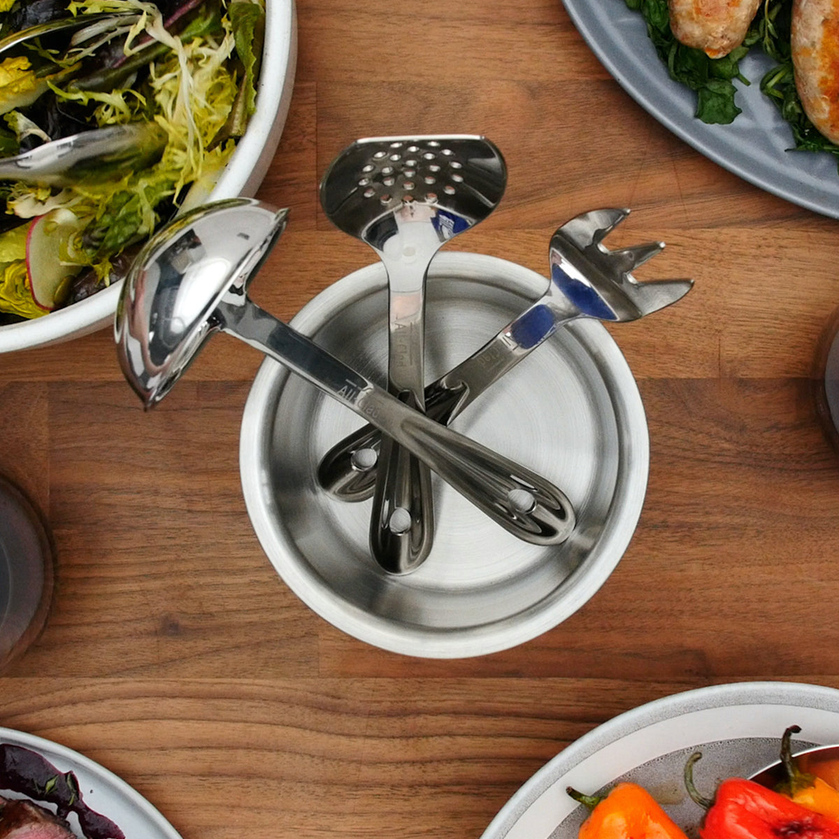 All-Clad - 6 PC Cook & Serve Tool Set - T236