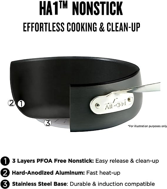 All-Clad - 6 QT HA1 Non-Stick Dutch Oven With Lid, Trivet and Serving Spoon - E100S274 - DISCONTINUED