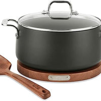 All-Clad - 6 QT HA1 Non-Stick Dutch Oven With Lid, Trivet and Serving Spoon - E100S274 - DISCONTINUED