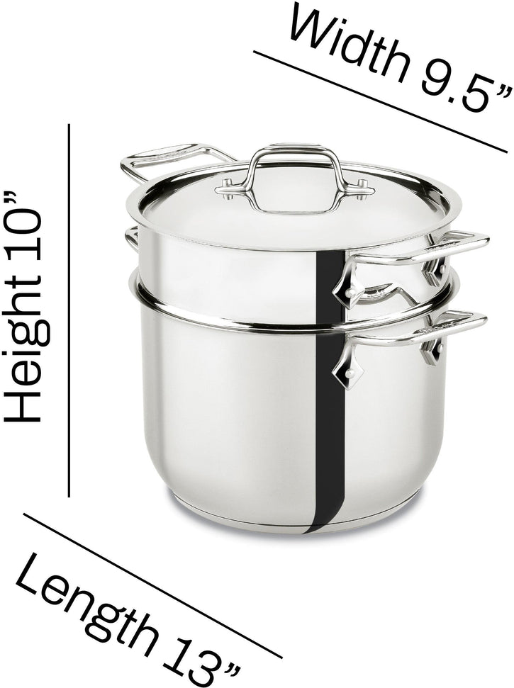 All-Clad - 6 QT Pasta Pot - E414S664
