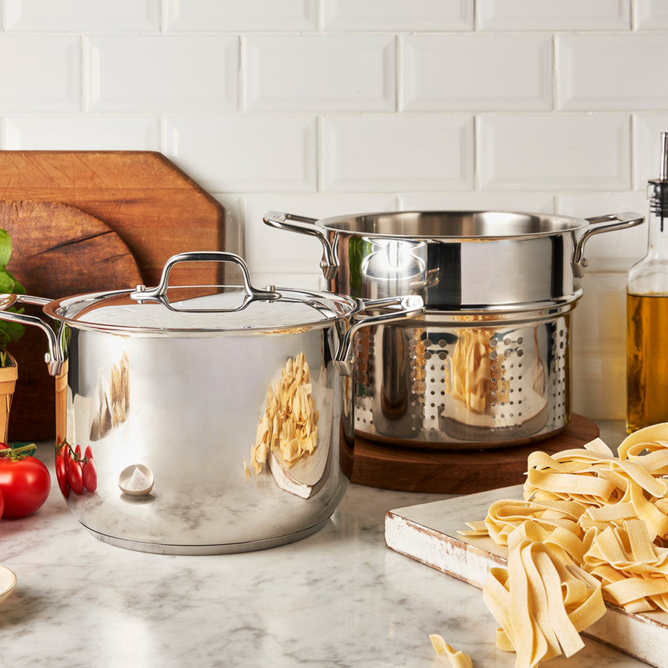 All-Clad - 6 QT Pasta Pot - E414S664