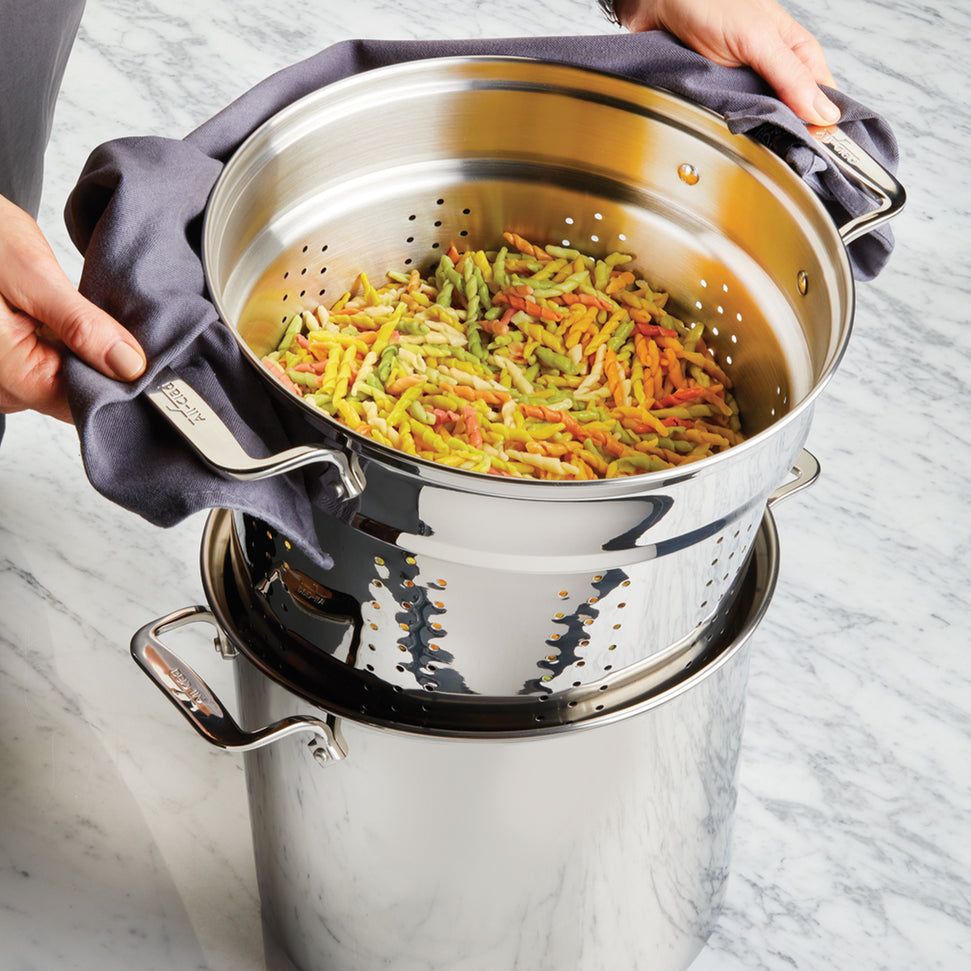 All-Clad - 6 QT Pasta Pot - E414S664