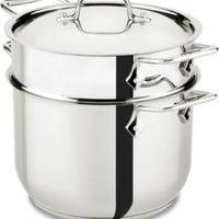 All-Clad - 6 QT Pasta Pot - E414S664