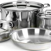 All-Clad - 7 PC Copper Core Signature Cookware Set - 6000-7-SS