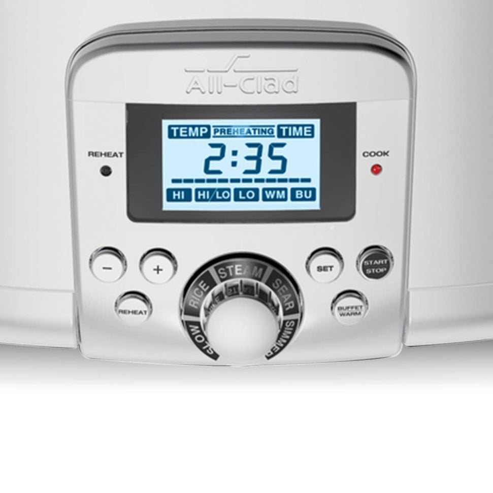 All-Clad - 7 QT Non-Stick Multi-Cooker Gourmet Plus - SD800D51
