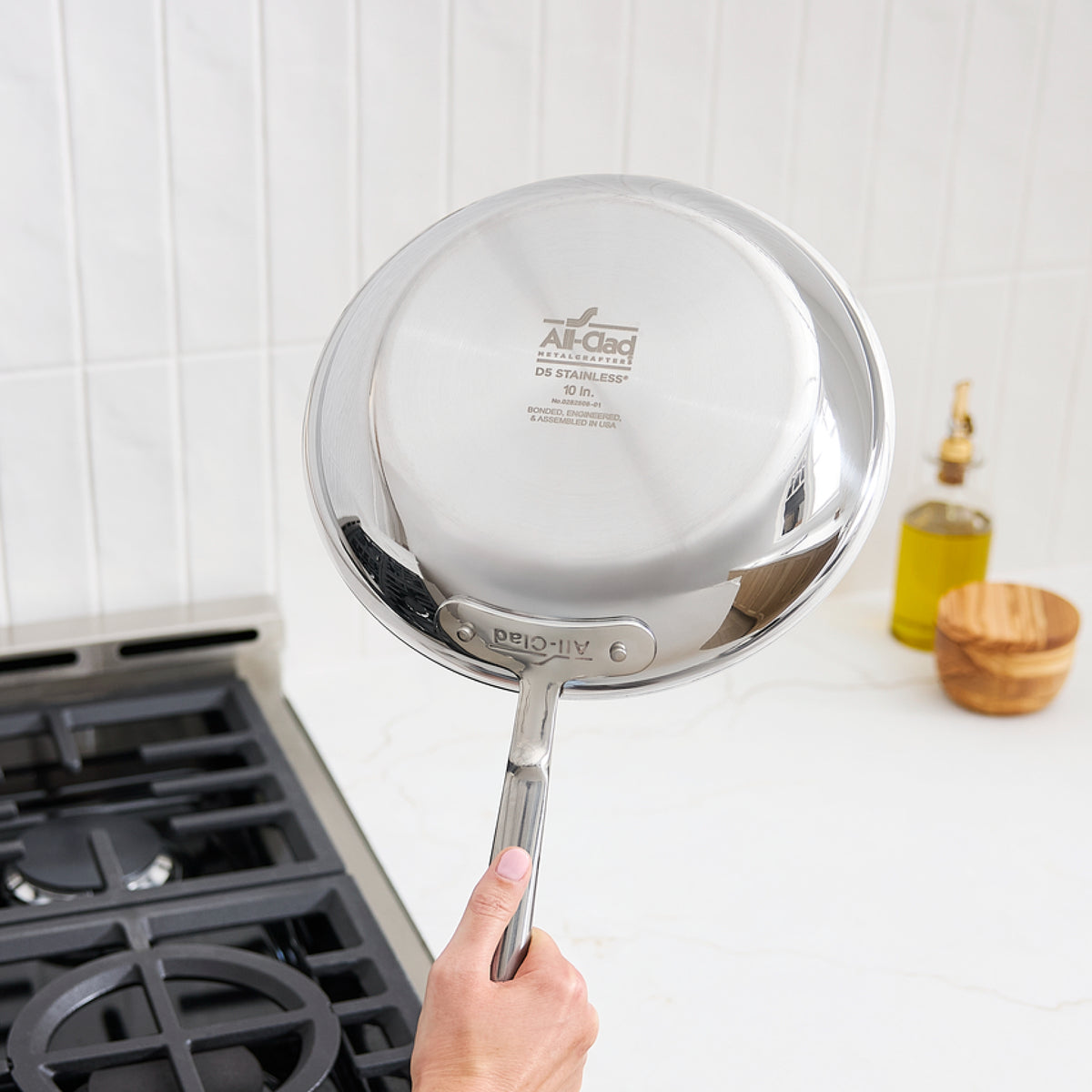 All-Clad - 8" D5 Polished Fry Pan - SD55108