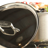 All-Clad - 8 QT D5 Brushed Stock Pot With Lid - BD55508