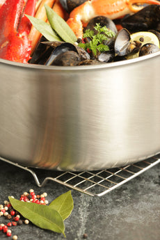 All-Clad - 8 QT D5 Brushed Stock Pot With Lid - BD55508