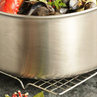 All-Clad - 8 QT D5 Brushed Stock Pot With Lid - BD55508