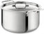 All-Clad - 8 QT D5 Polished 5-ply Bonded Stock Pot with Lid - SD55508