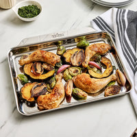 All-Clad - 9" x 12.5" Stainless Steel Quarter Sheet Pan - J3097664