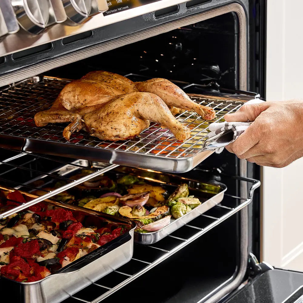 All-Clad - 9" x 12.5" Stainless Steel Quarter Sheet Pan - J3097664