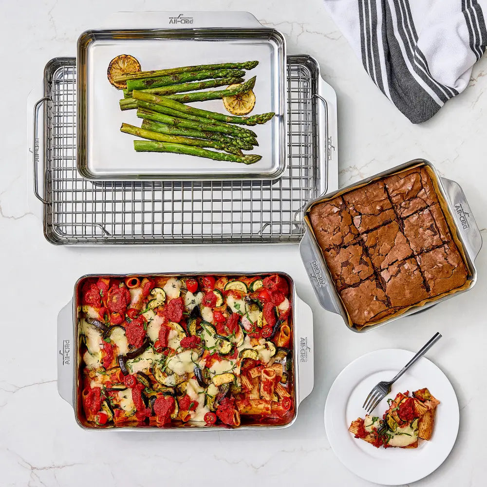All-Clad - 9" x 12.5" Stainless Steel Quarter Sheet Pan - J3097664
