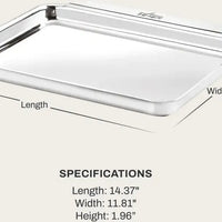 All-Clad - 9" x 12.5" Stainless Steel Quarter Sheet Pan - J3097664