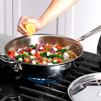 All-Clad - Copper Core 12" Stainless Nonstick 5-ply Bonded Fry Pan - 6112 SS NS R2 - DISCONTINUED
