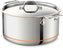 All-Clad - Copper Core 8 Quart Stainless Nonstick 5-ply Bonded Stockpot with Lid - 6508 SS