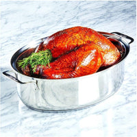 All-Clad - Covered Oval Roaster - E7879964
