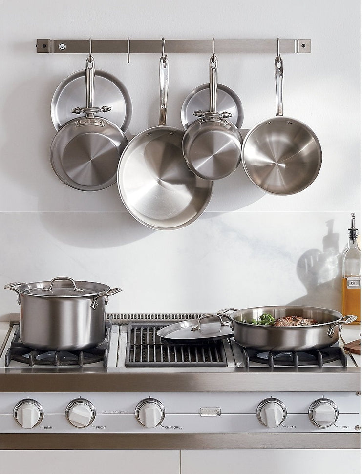 All-Clad - D3 Brushed Curated 10 Piece Cookware Set - CBB0010