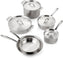 All-Clad - D3 Brushed Curated 10 Piece Cookware Set - CBB0010 - DISCONTINUED