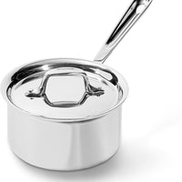 All-Clad - D3 Pro Stainless 1.5 Qt 3-ply Bonded Sauce Pan with Lid - 4201.5R