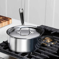 All-Clad - D3 Pro Stainless 3 QT 3-ply Bonded Sauce Pan with Lid - 4203R