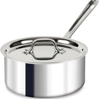 All-Clad - D3 Pro Stainless 3 QT 3-ply Bonded Sauce Pan with Lid - 4203R