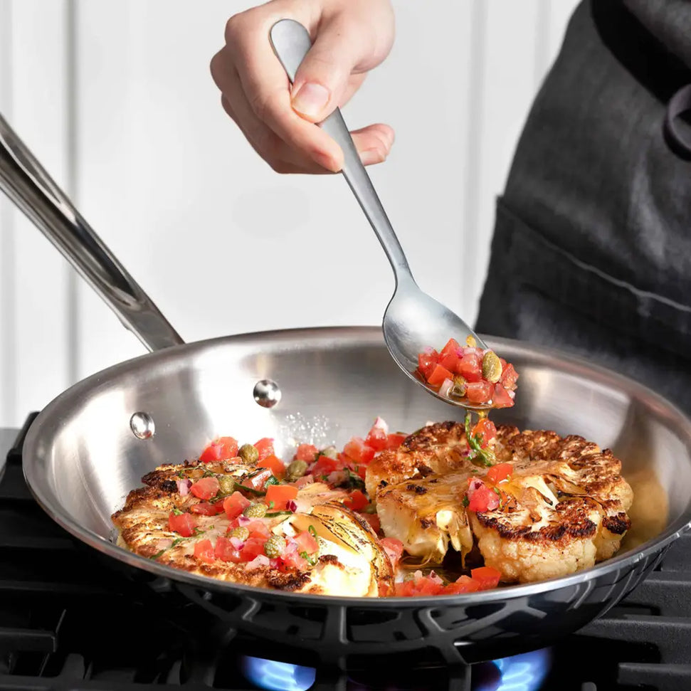 All-Clad - D3 Pro Stainless 5 Pcs 3-ply Bonded Cookware Set - 401599L