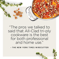 All-Clad - D3 Stainless 10" Non-Stick Fry Pan With Spatula - PR41103NSR2