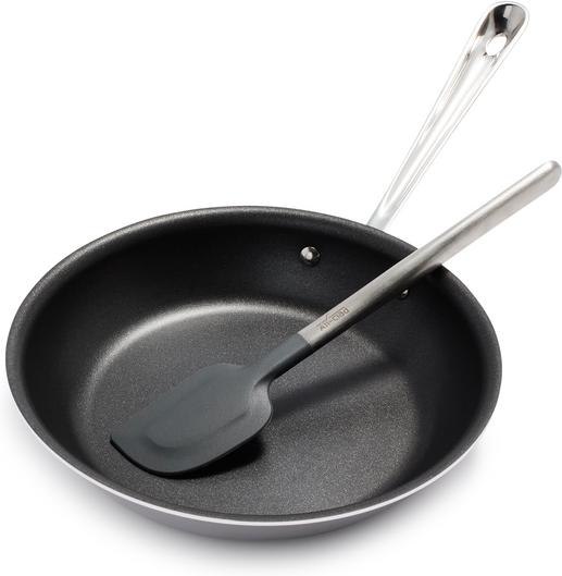 All-Clad - D3 Stainless 10" Non-Stick Fry Pan With Spatula - PR41103NSR2