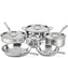 All-Clad - D3 Stainless 10 Pcs 3-ply Bonded Cookware Set - 401488LCAR
