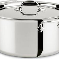 All-Clad - D3 Stainless 14 Piece Cookware Set - 401716