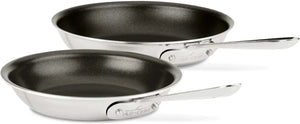 All-Clad - D3 Stainless 2 Piece Non-Stick Fry Pans - 410810NSR2