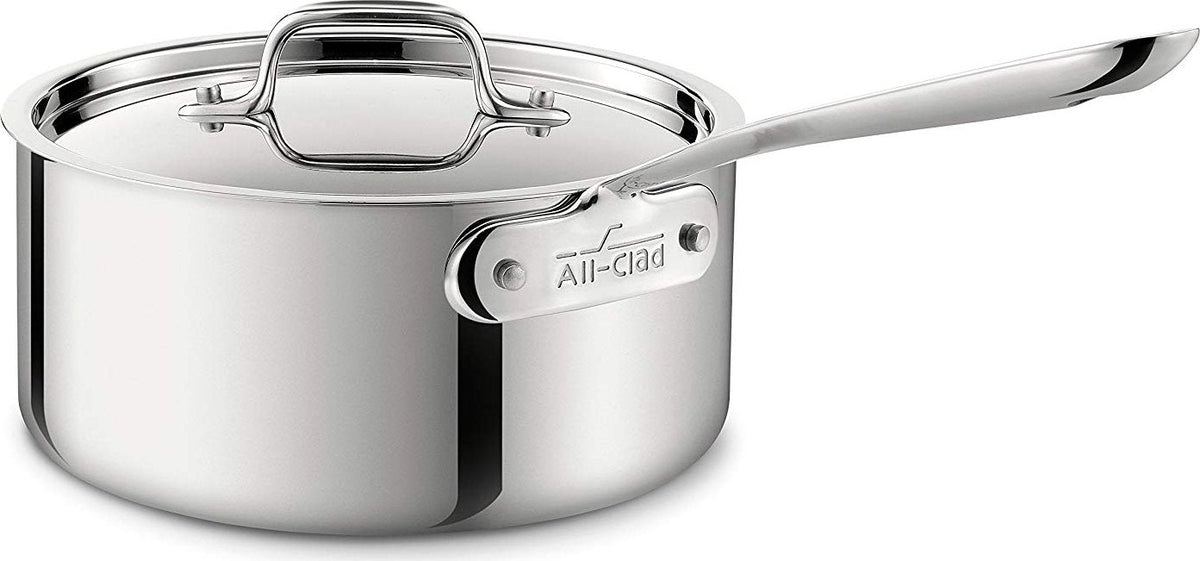 All-Clad - D3 Stainless 3 QT Sauce Pan - 4203 - DISCONTINUED