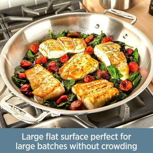 All-Clad - D3 Stainless 3 QT Universal Pan With Lid - 411253