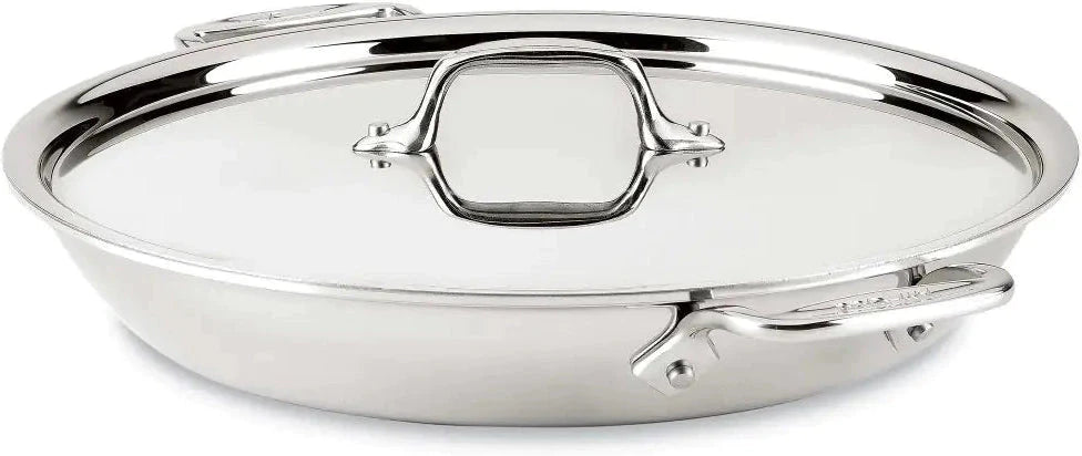 All-Clad - D3 Stainless 3 QT Universal Pan With Lid - 411253