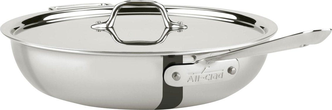 All-Clad - D3 Stainless 4 QT Weeknight Pan - 440465