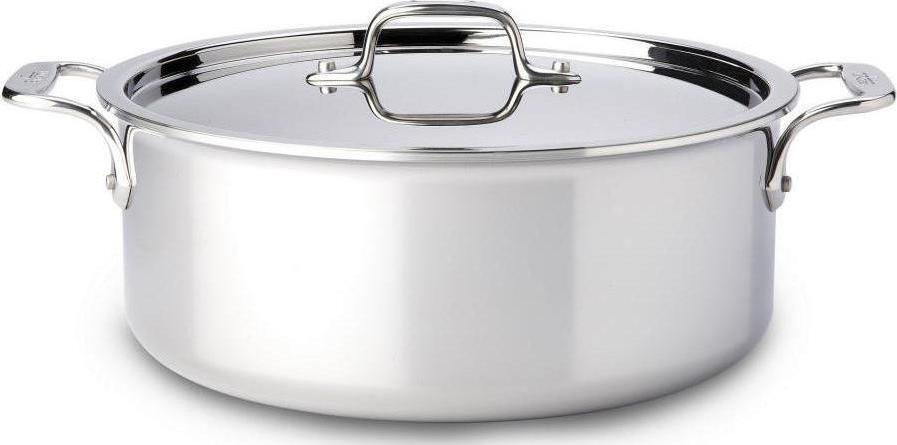 All-Clad - D3 Stainless 6 QT Stock Pot with Lid - 4506