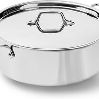 All-Clad - D3 Stainless 6 QT Stock Pot with Lid - 4506